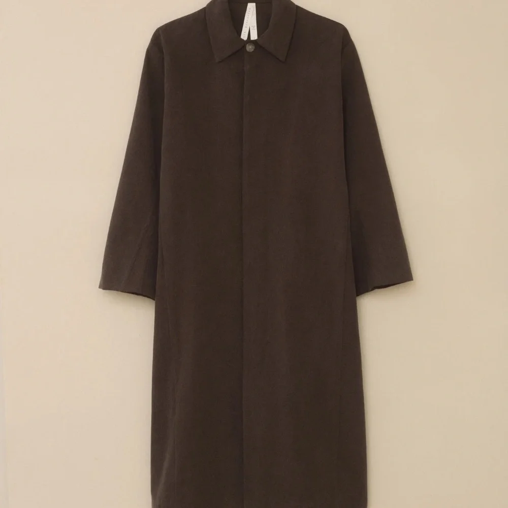 Lauren Manoogian Canvas Car Coat in Soil - Picture 4 of 10